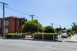 © Austockphoto - hedges blocking cars from crossing intersection of streets in Newcastle