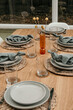 © Austockphoto - Table set for dinner.