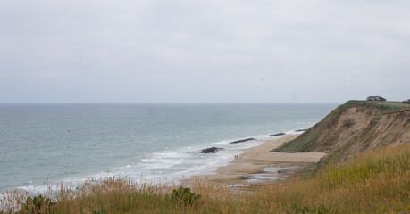 The beautiful Lønstrup village at the Danish Western Coast