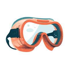 Poster - Protective eyewear for extreme underwater diving