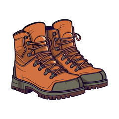 Wall Mural - hiking boot design