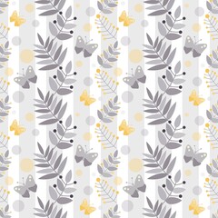 Poster - Seamless background on a nature theme.