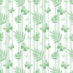 Poster - Seamless background on a nature theme.