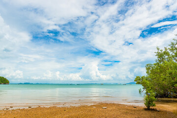 Canvas Print - Beautiful clouds over the Andaman Sea, beautiful scenery