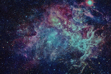 Wall Mural - beautiful nebula and galaxy. elements of this image furnished by nasa.