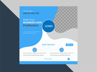 modern business social media template 