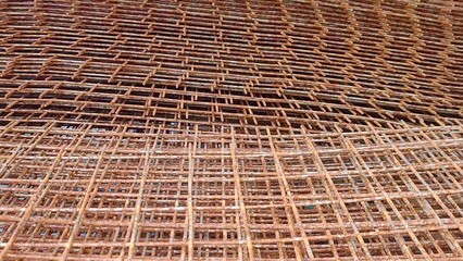 Aufkleber - reinforcing mesh for the foundation. construction material