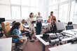 © BullRun - Businesspeople working on projects in office