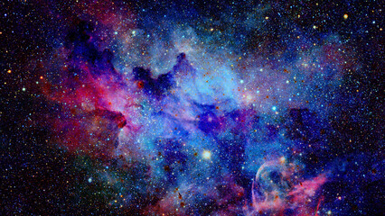 Wall Mural - galaxy and nebula. elements of this image furnished by nasa