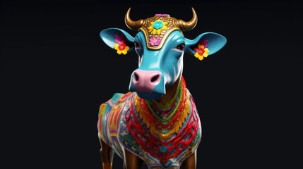 cow art statues