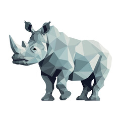 Sticker - Abstract rhino design