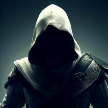 A Mysterious Unidentified Man. The Assassin Creed.