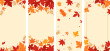 Autumn Background Banner Set