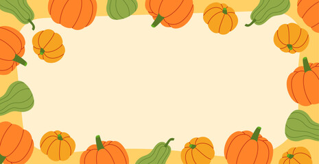 Wall Mural - pumpkin background design
