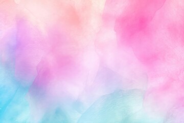 Wall Mural - Soft Pastel Blend: Create a gentle and dreamy watercolor texture background by blending soft pastel colors in a smooth and seamless manner.