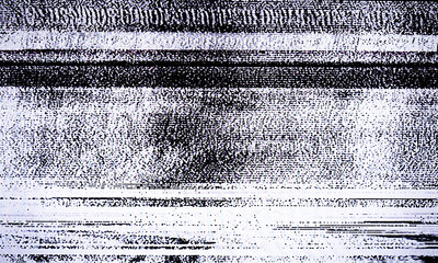 Poster - Old damaged monitor texture