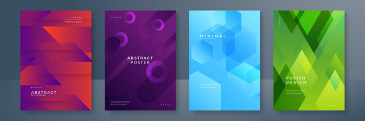 Abstract colorful geometric shapes vector technology background, for design brochure, website, flyer. Geometric 3d shapes wallpaper for poster, certificate, presentation, landing page