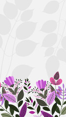 Poster - Hello spring banner background template with colorful flower.Can be use social media card, voucher, wallpaper,flyers, invitation, posters, brochure.