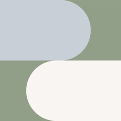geometric square and circle pattern. simple aesthetic shape ornament. modern abstract bauhaus seamle