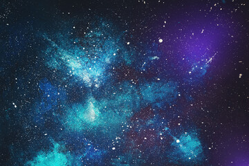 the universe is filled with stars, nebula and galaxy