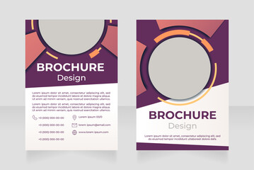 Home mortgage options blank brochure design. Template set with copy space for text. Premade corporate reports collection. Editable 2 paper pages. Montserrat Bold, Medium, Regular fonts used