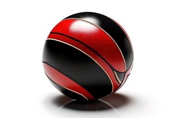 Poster - dodge ball isolated on white background. Generated by AI.
