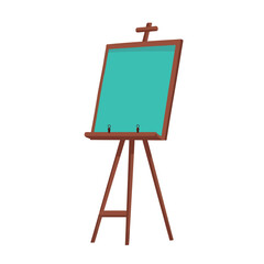 Canvas Print - artists easel design