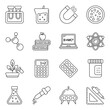 Pack of Science Linear Icons 