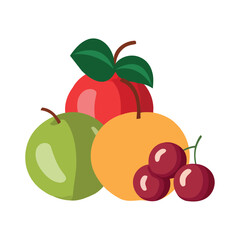 Sticker - Fresh organic fruits