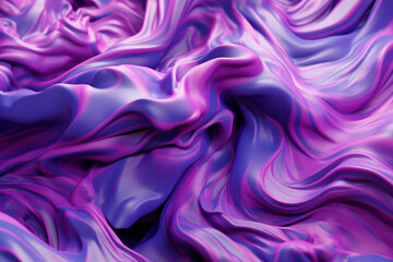 Poster - An image showcasing an abstract representation of the famous Phoenician purple dye, with rich hues and flowing patterns.  Generative AI technology.