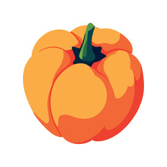 Sticker - Fresh organic pumpkin