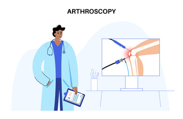 Poster - Knee joint arthroscopy