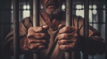Criminal Behind Bars In Prison