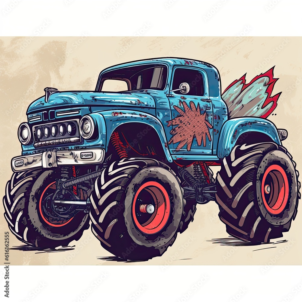 vintage-monster-truck-hand-drawn-illustration-for-tshirt-print-or