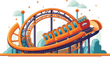 Roller Coaster Illustration