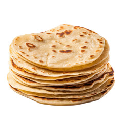 Sticker - Stack of pancakes isolated on white background