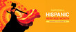 © All Creative Lines - National Hispanic heritage month. Banner. Spanish culture celebration.
