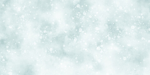 Wall Mural - beautiful shiny light glowing abstract glitter background with bokeh, abstract cloudy blue backgroun