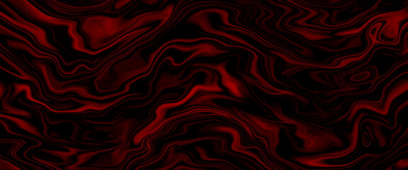 Marble rock texture red ink pattern liquid swirl paint black dark that is Illustration background. Red marble texture modern realistic background Vector. 