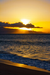 Wall Mural - sunset on the beach