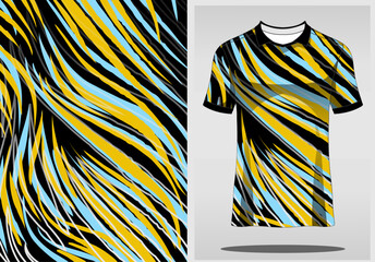 Wall Mural -  soccer jersey template sport t shirt design