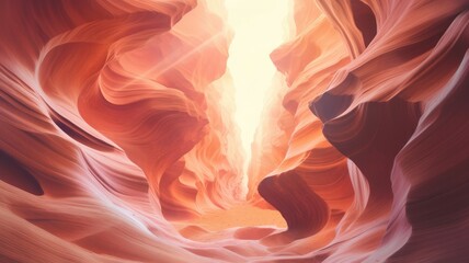 Wall Mural - Venturing into remote canyons, navigating through labyrinthine formations, and unraveling geological secrets awaken a deep appreciation for Earth's ancient artistry. Generative AI