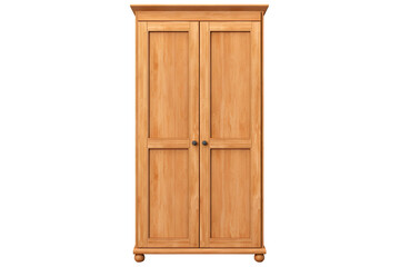 kitchen pantry cabinet isolated on a transparent background, generative ai