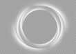 © ira11998877 - Light white Twirl. Curve white line light effect. Abstract luxury white light vector flare semicircle and spark light effect. Glowing white circle. PNG isolated set of round sparks or round lights
