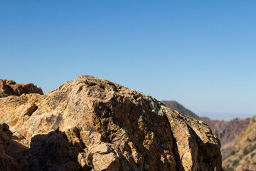 rocks in the mountains