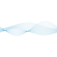 Fototapete - abstract blue wave background