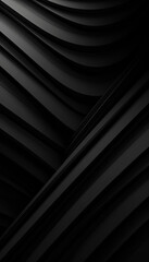 Black background. Abstract black gradient background. Abstract black background with stripes