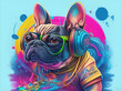 The Colourful Funky Frenchie