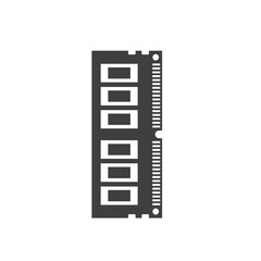 random access memory icon, vector art.