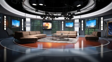 news Virtual set studio for chroma footage Realize your vision for a professional-looking studio